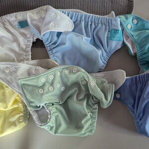 6 Charlie Banana Cloth Diapers and 12 Inserts, never used